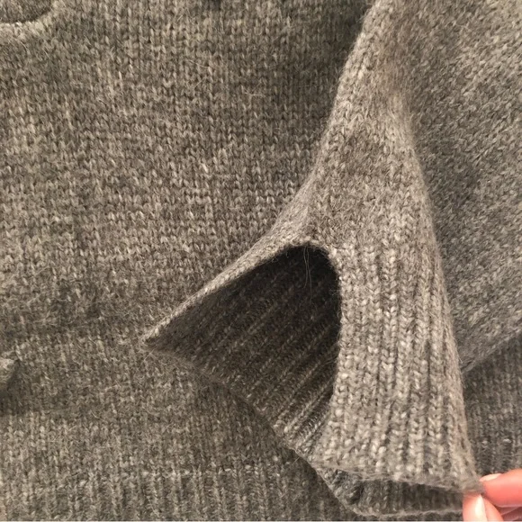 ❌SOLD!!!❌ BNWT Zara alpaca blend clunky knit wool sweater - Picture 5 of 6